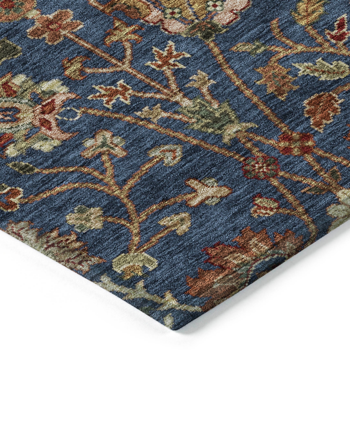 Addison Chantille Machine Washable Acn1085 2'3"x7'6" Runner Area Rug In Navy