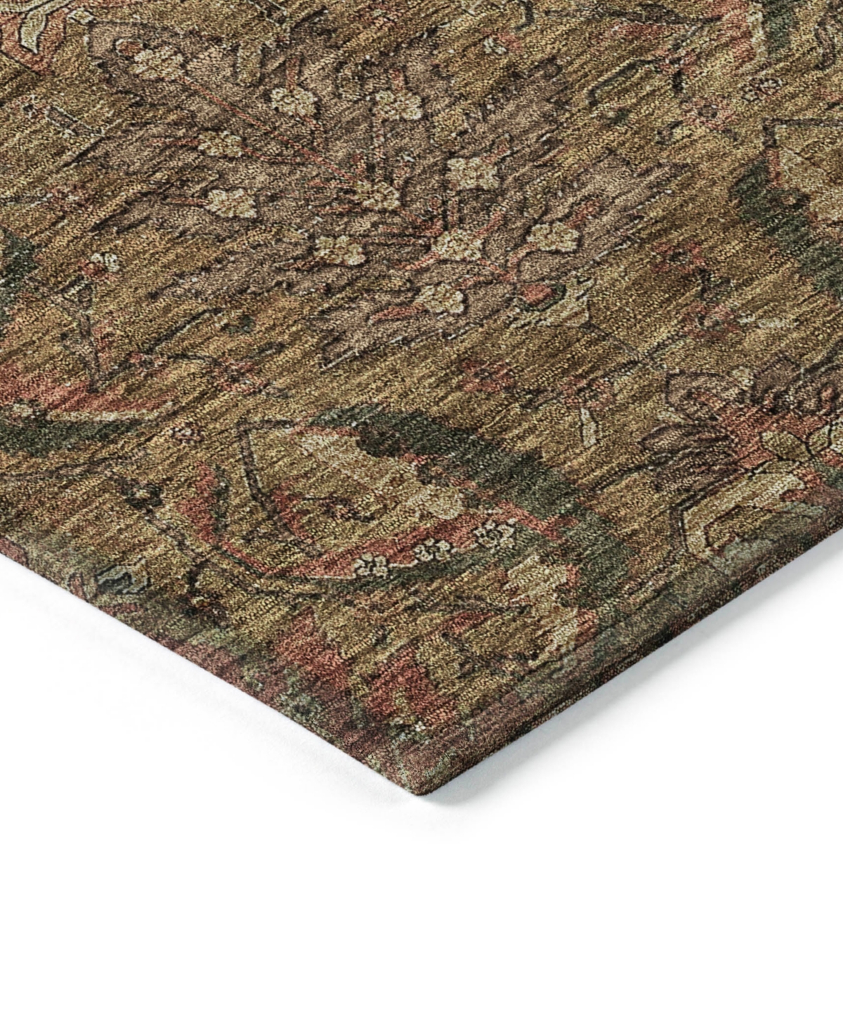 Addison Chantille Machine Washable Acn1082 2'3"x7'6" Runner Area Rug In Brown