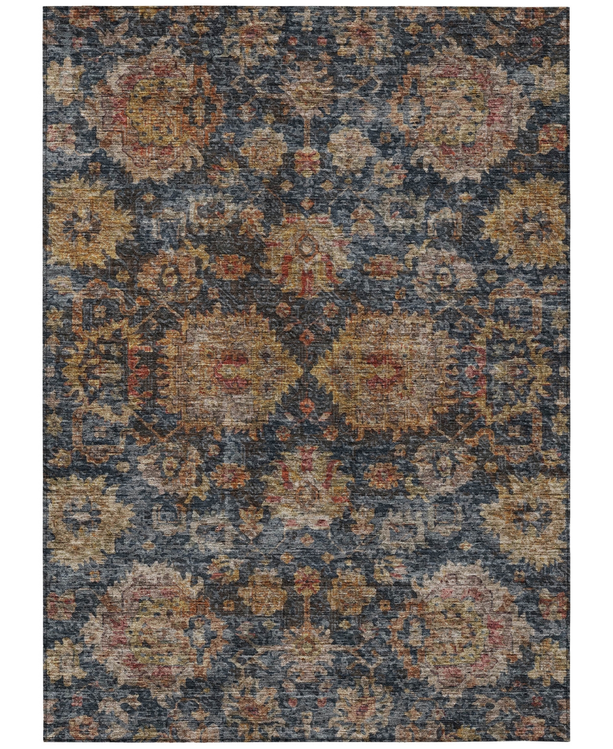 Addison Chantille Machine Washable Acn1094 10'x14' Area Rug In Navy