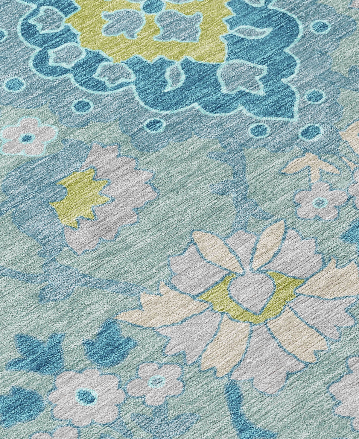 Addison Chantille Machine Washable Acn1002 2'3"x7'6" Runner Area Rug In Teal