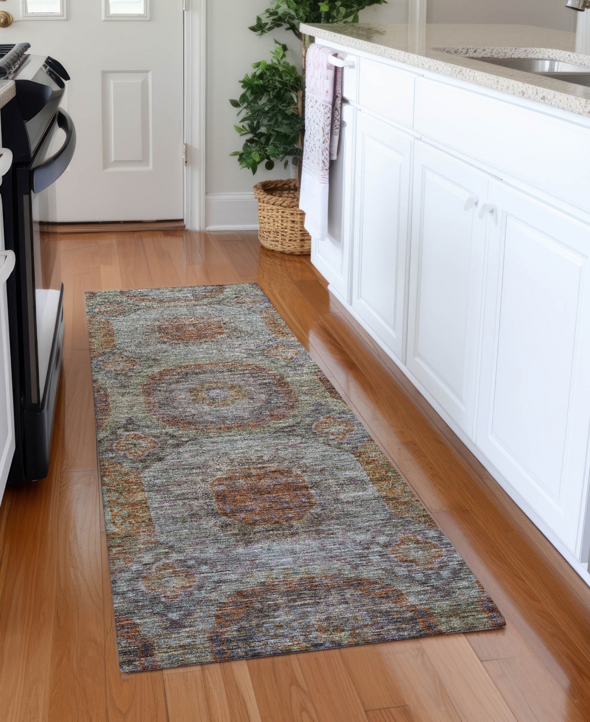 ADDISON CHANTILLE MACHINE WASHABLE ACN1221 2'3"X7'6" RUNNER AREA RUG