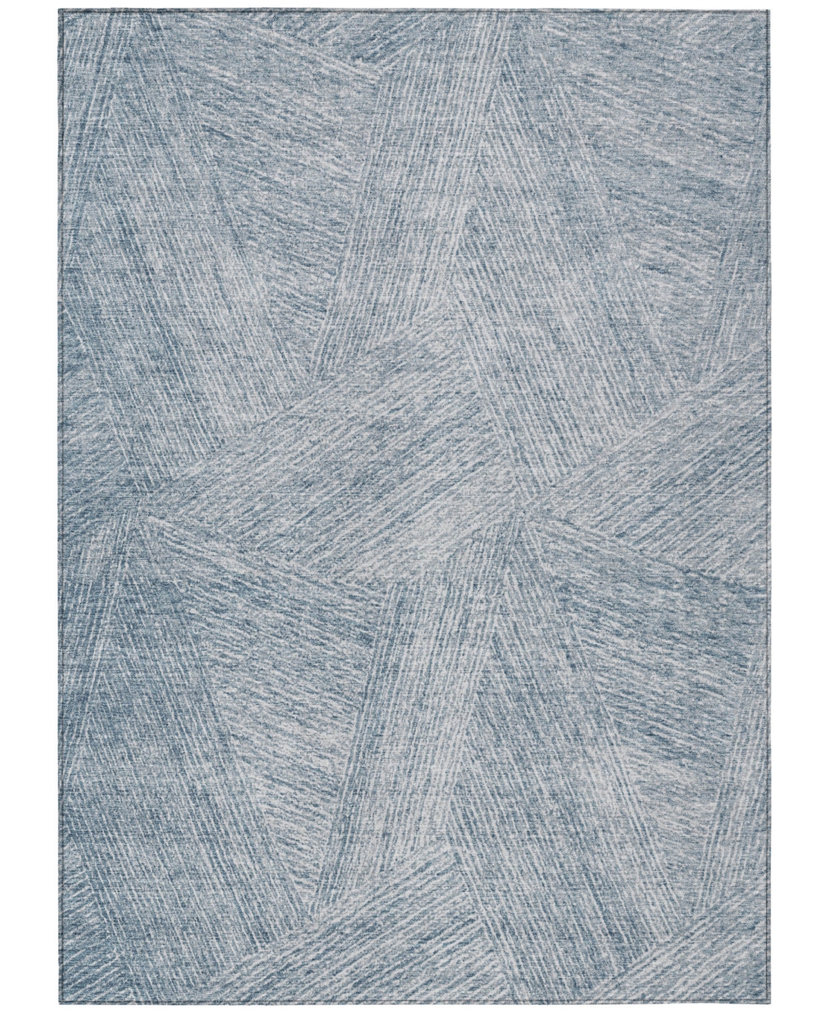 Shop Addison Chantille Machine Washable Acn991 9'x12' Area Rug In Denim