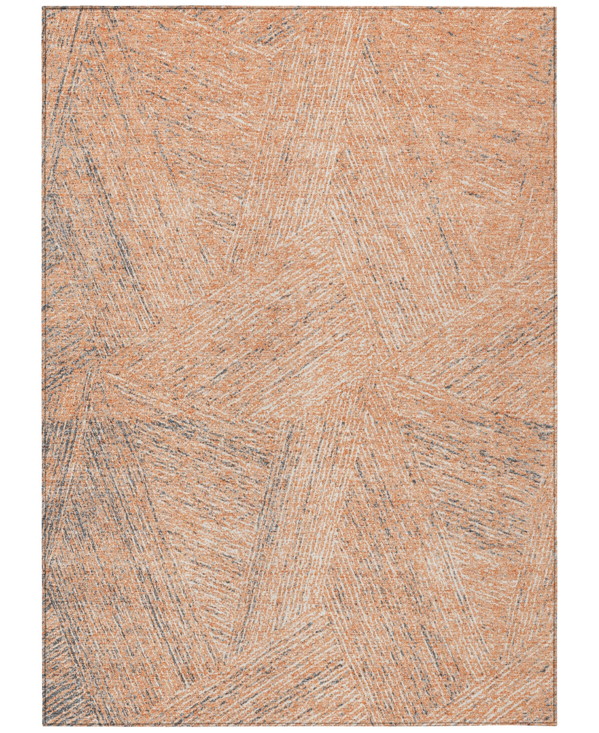 Addison Chantille Machine Washable Acn991 8'x10' Area Rug In Peach