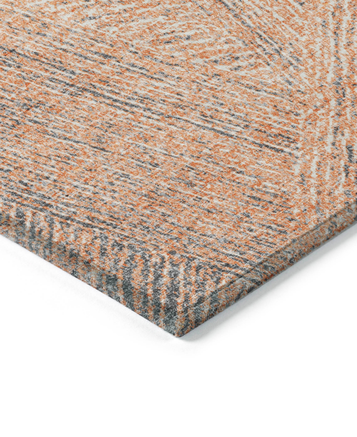Addison Chantille Machine Washable Acn991 8'x10' Area Rug In Peach