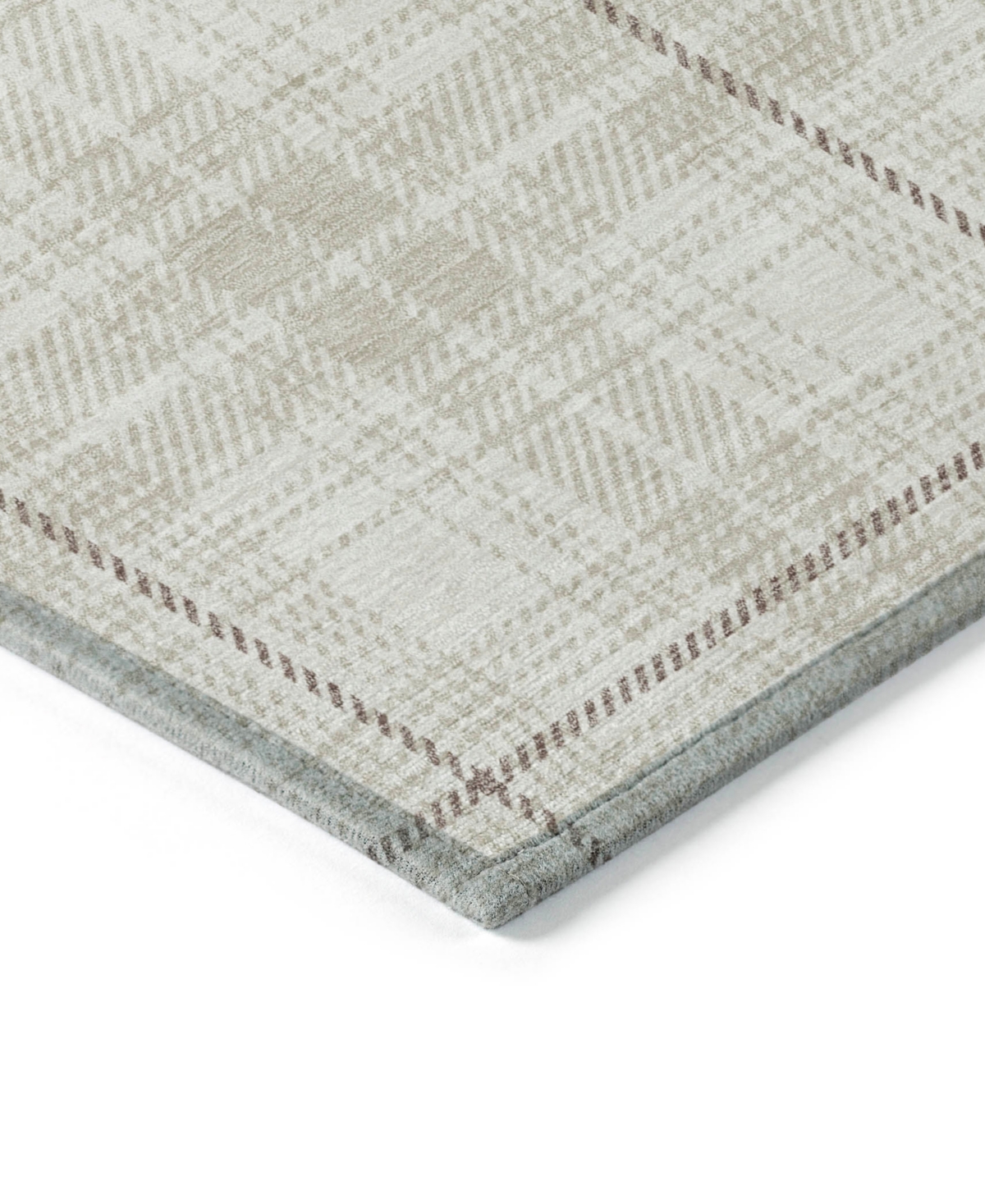 Addison Chantille Machine Washable Acn993 8'x10' Area Rug In Ivory
