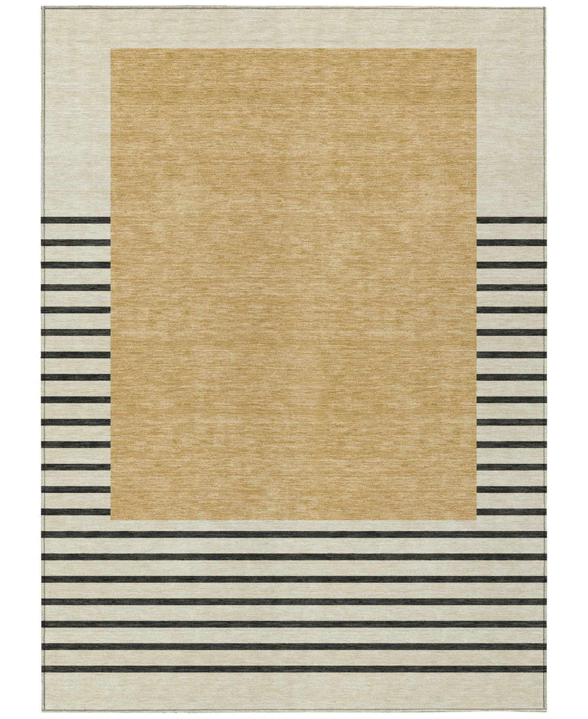 Addison Chantille Machine Washable Acn995 5'x7'6" Area Rug In Gold