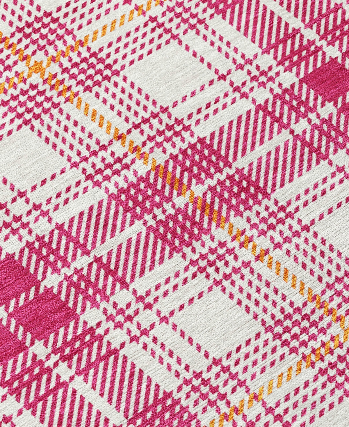 Addison Chantille Machine Washable Acn993 2'3"x7'6" Runner Area Rug In Rose