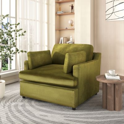 Green Mirod Oversized Accent Chair