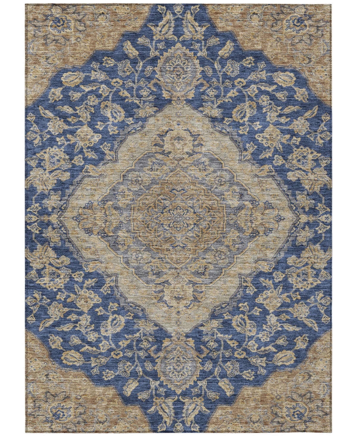 Addison Chantille Machine Washable Acn1151 2'6"x3'10" Area Rug In Navy