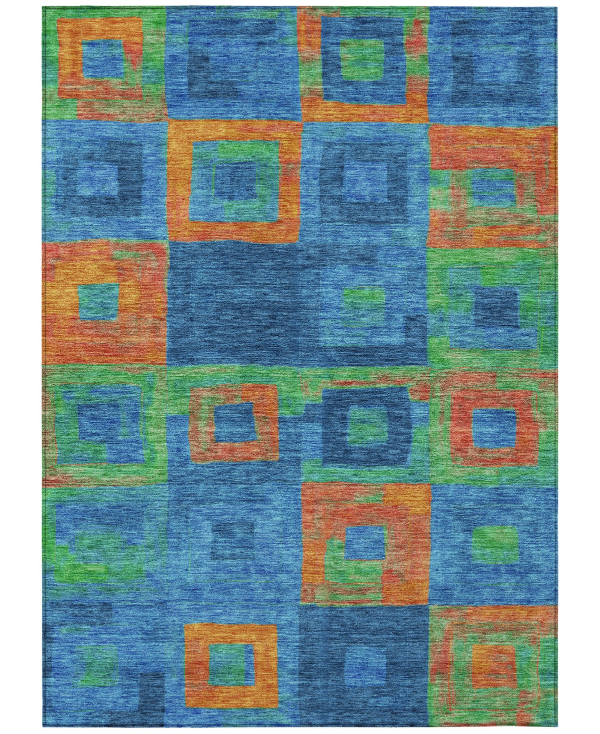 Addison Chantille Machine Washable Acn1142 3'x5' Area Rug In Denim