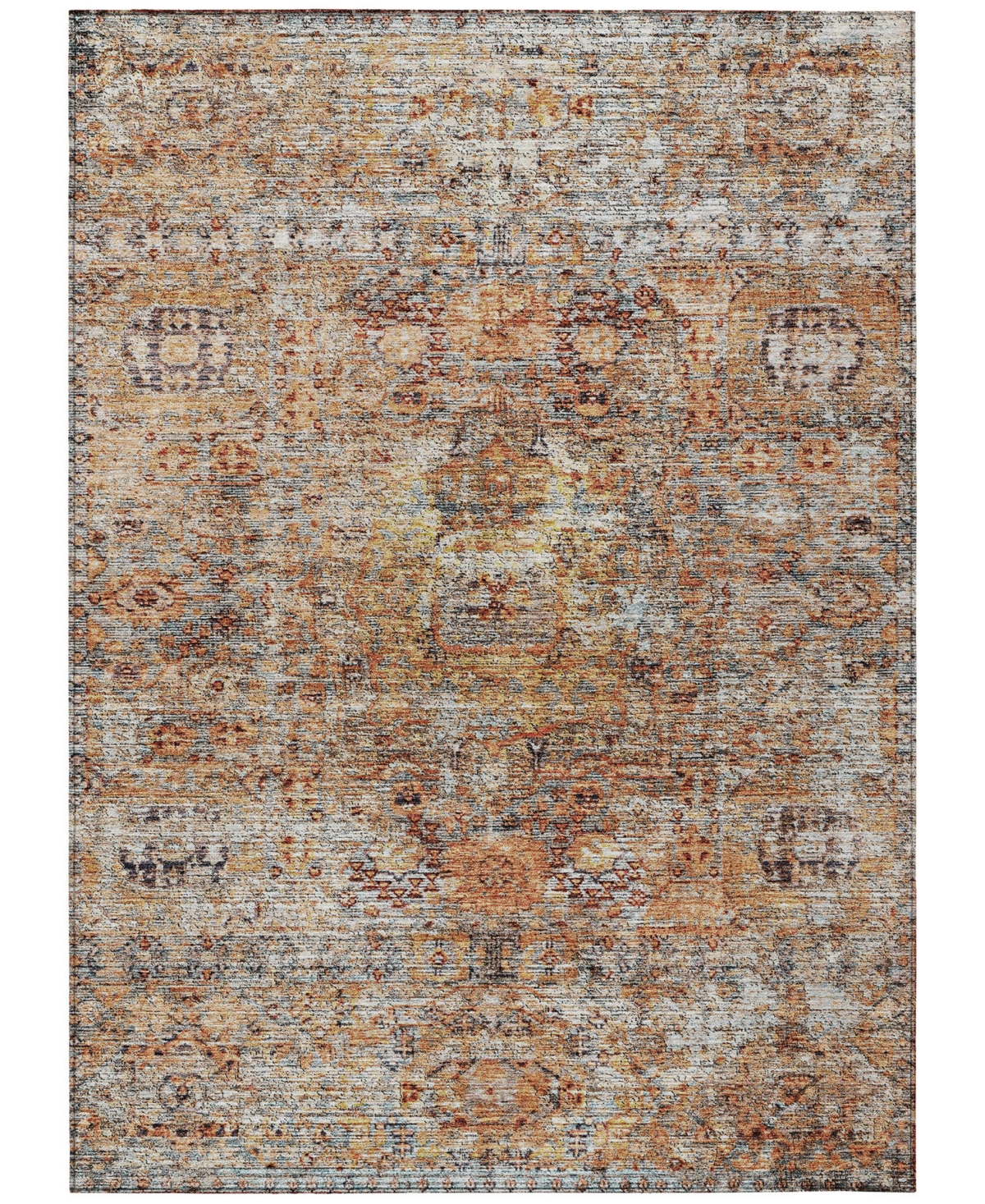 Shop Addison Chantille Machine Washable Acn1143 8'x10' Area Rug In Coral