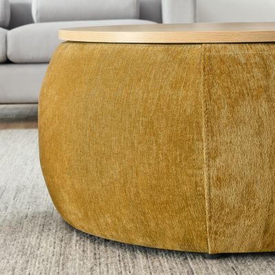 Streamdale 2-in-1 Ottoman End Table with Seat (25"x25")