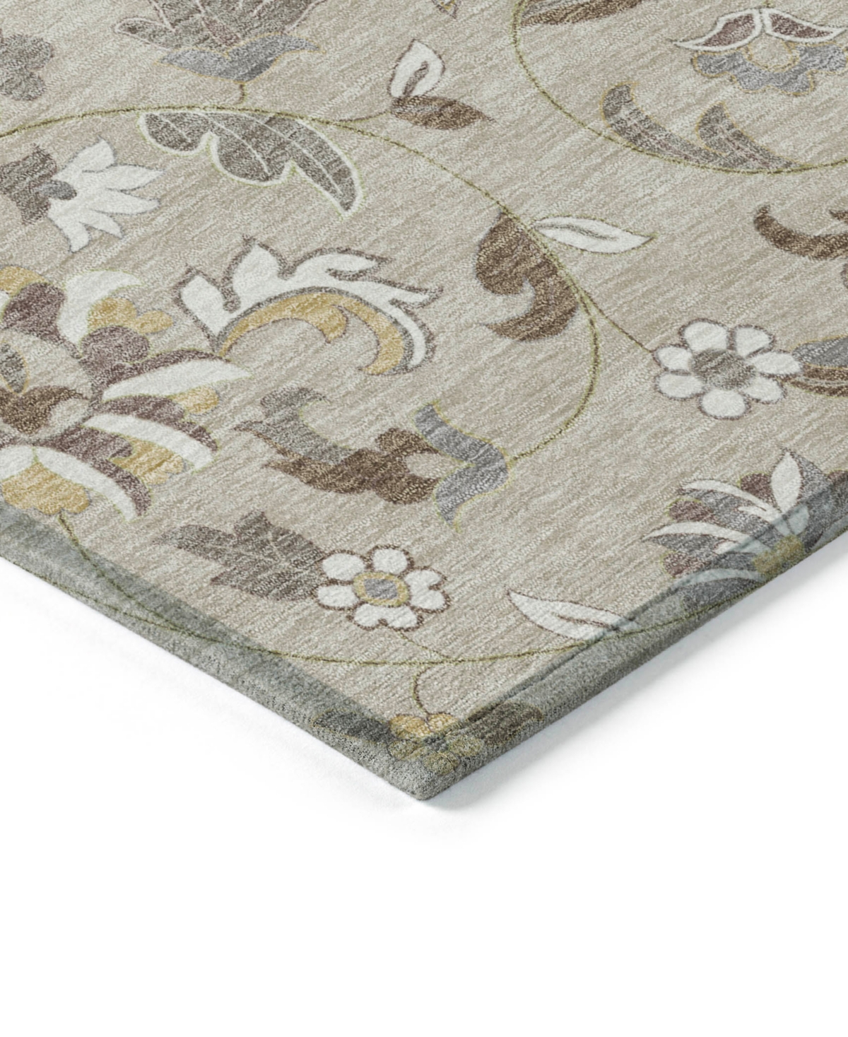 Addison Chantille Machine Washable Acn1006 2'3"x7'6" Runner Area Rug In Beige