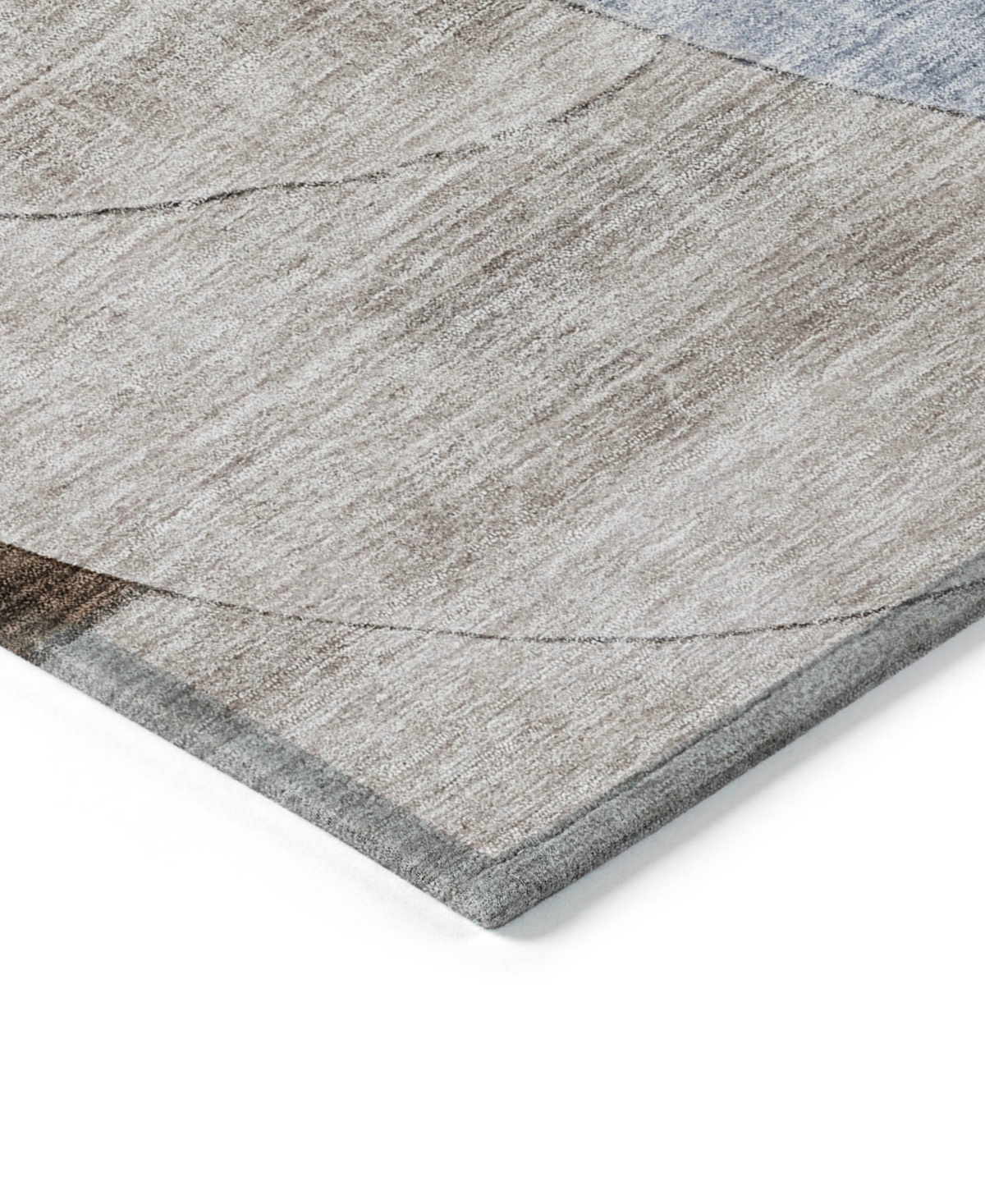 Addison Chantille Machine Washable Acn1140 2'6"x3'10" Area Rug In Denim