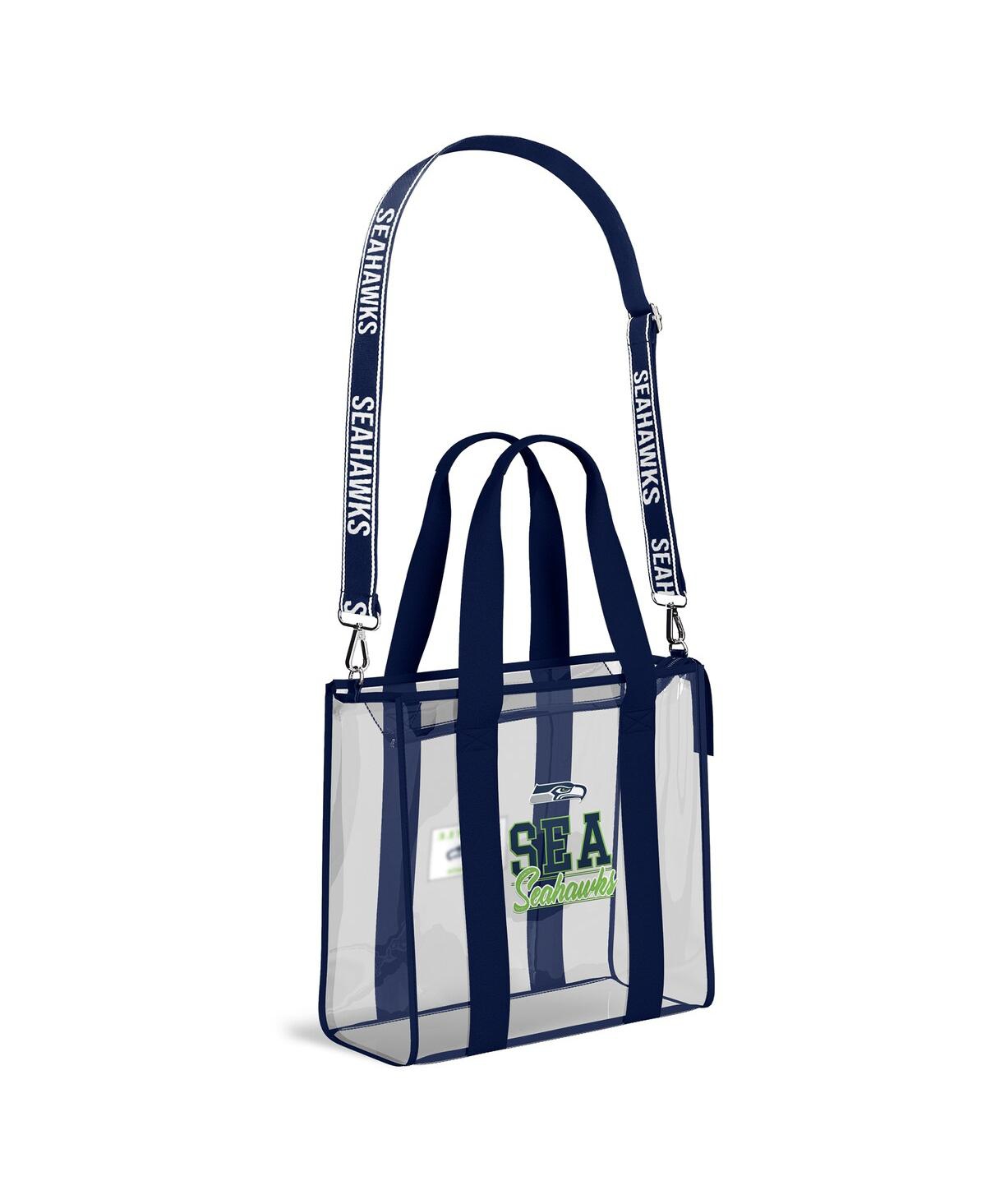 Seattle Seahawks Stadium Tote Bag with Team Color Trim