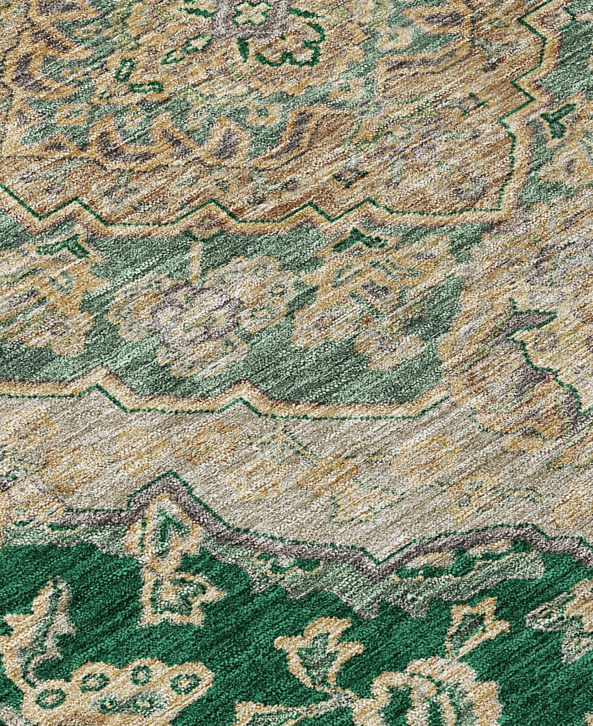Addison Chantille Machine Washable Acn1151 2'3"x7'6" Runner Area Rug In Jade