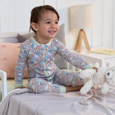 Baby Girls' Snug Fit Footless Pajamas, 3-Pack