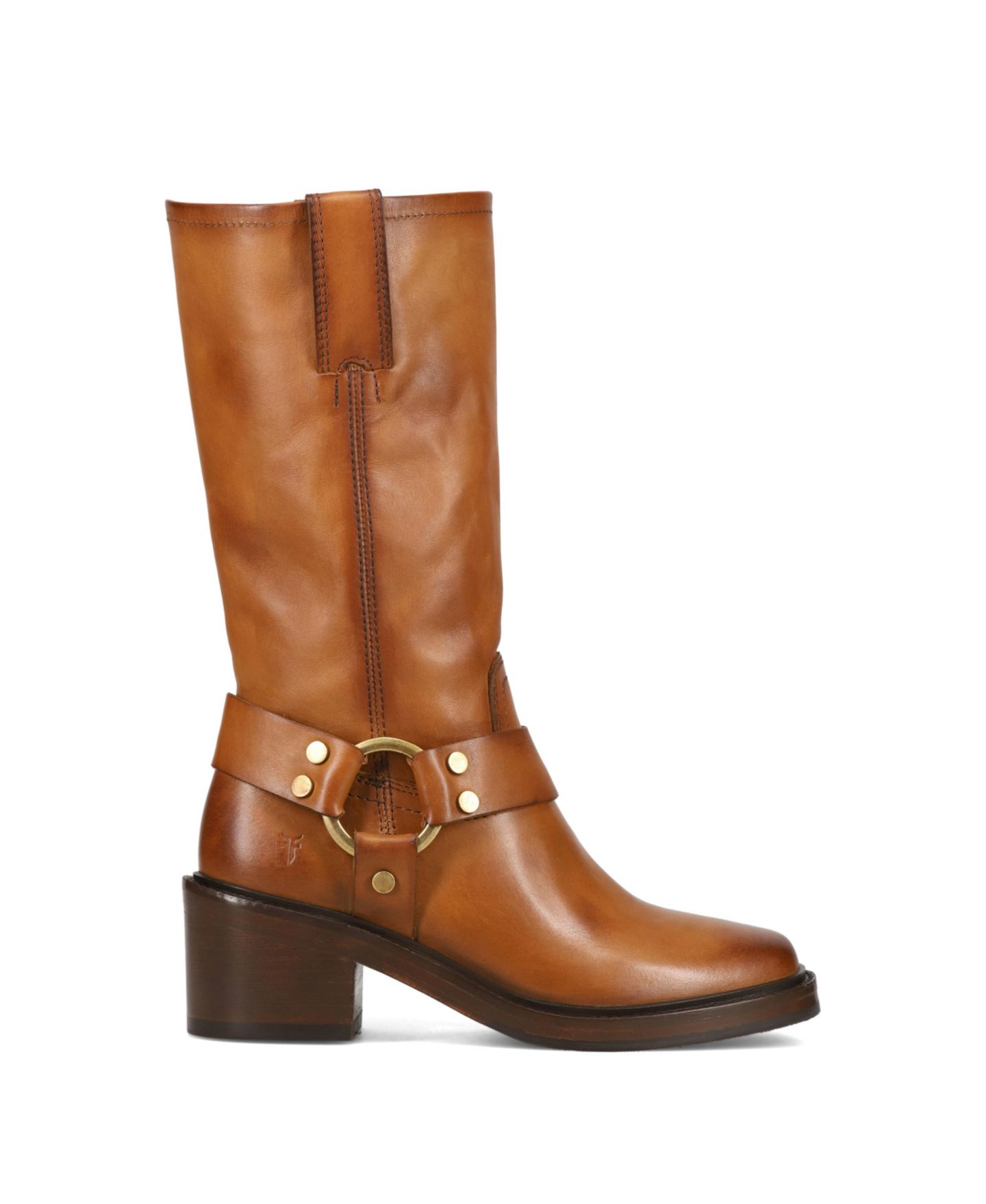 Женские ботинки Frye Kate Harness Block Heel Leather, цвет: Кожаный, вариант 1 — фото 6