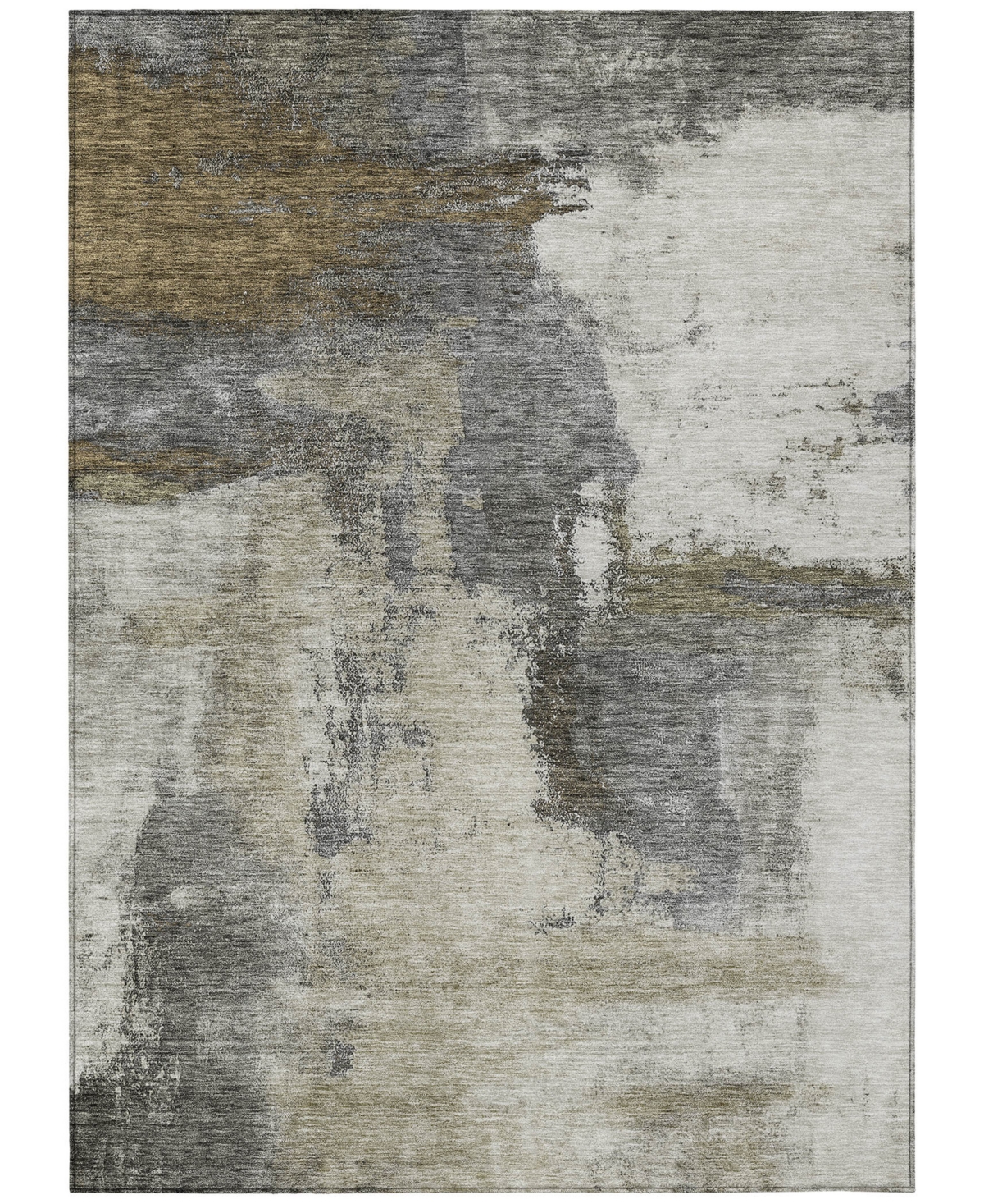 Addison Chantille Mahine Washable Acn1068 3'x5' Area Rug In Gray