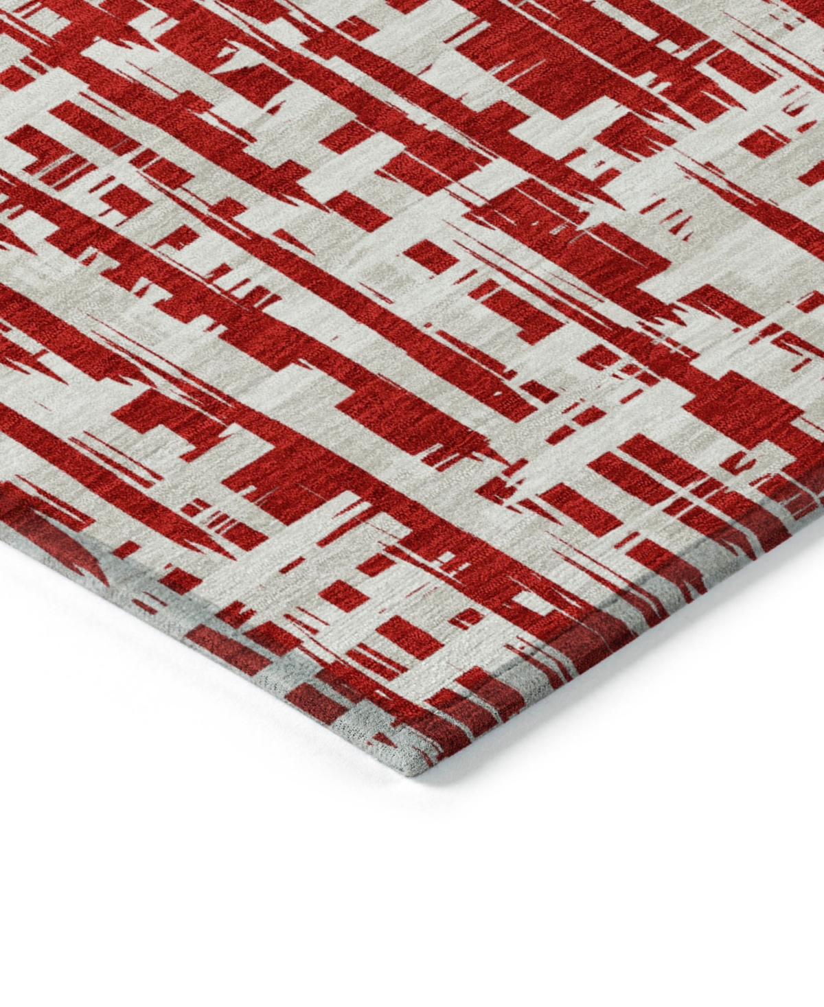 Addison Chantille Mahine Washable Acn1059 8'x10' Area Rug In Red