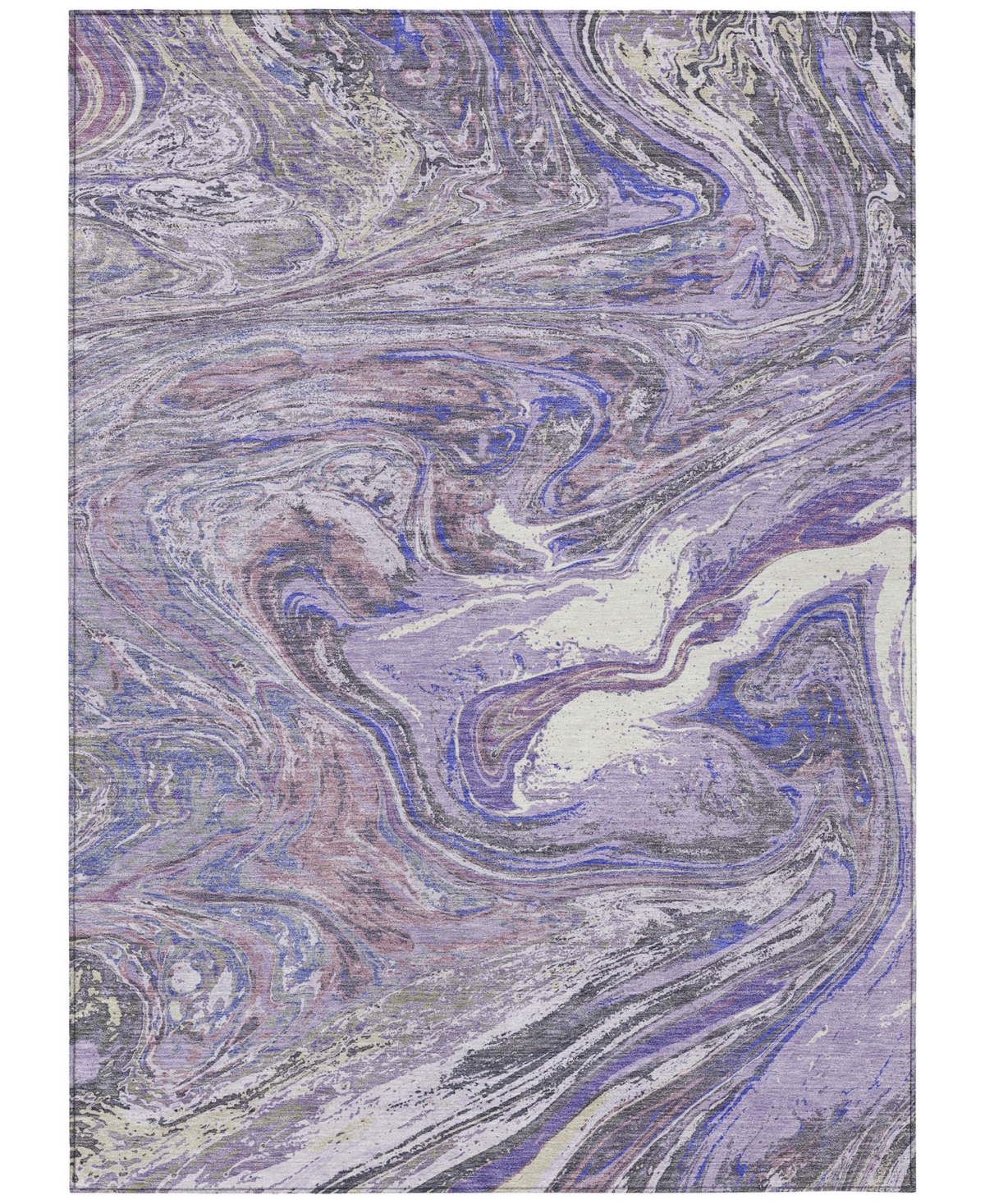Addison Chantille Mahine Washable Acn1061 8'x10' Area Rug In Lavender