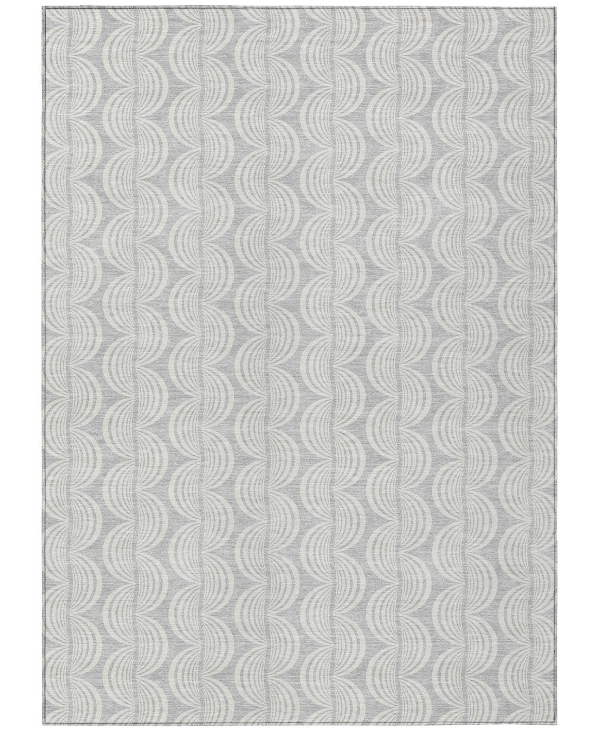 Addison Chantille Mahine Washable Acn1056 8'x10' Area Rug In Silver