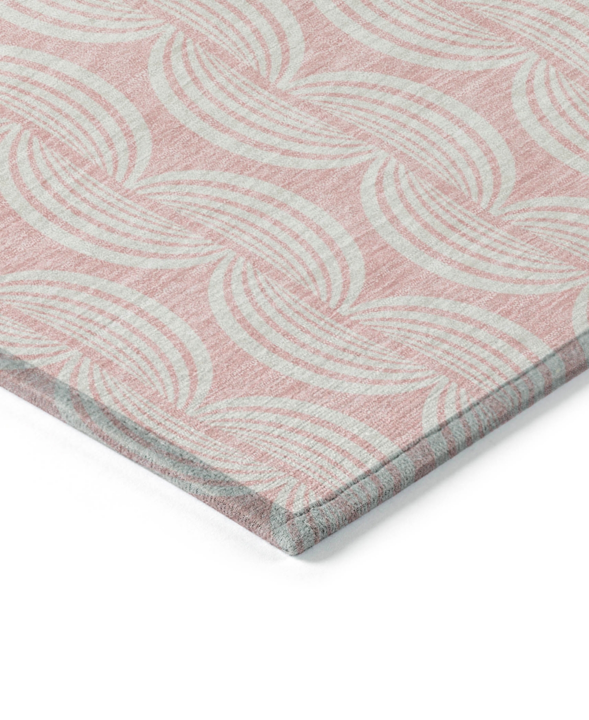Addison Chantille Mahine Washable Acn1056 8'x10' Area Rug In Pink