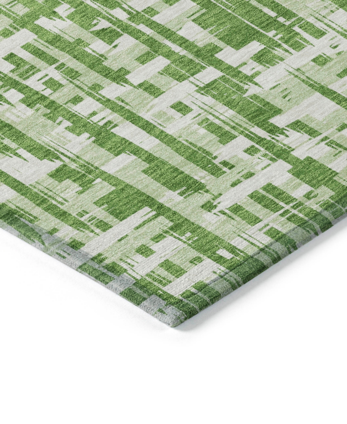 Addison Chantille Mahine Washable Acn1059 8'x10' Area Rug In Green