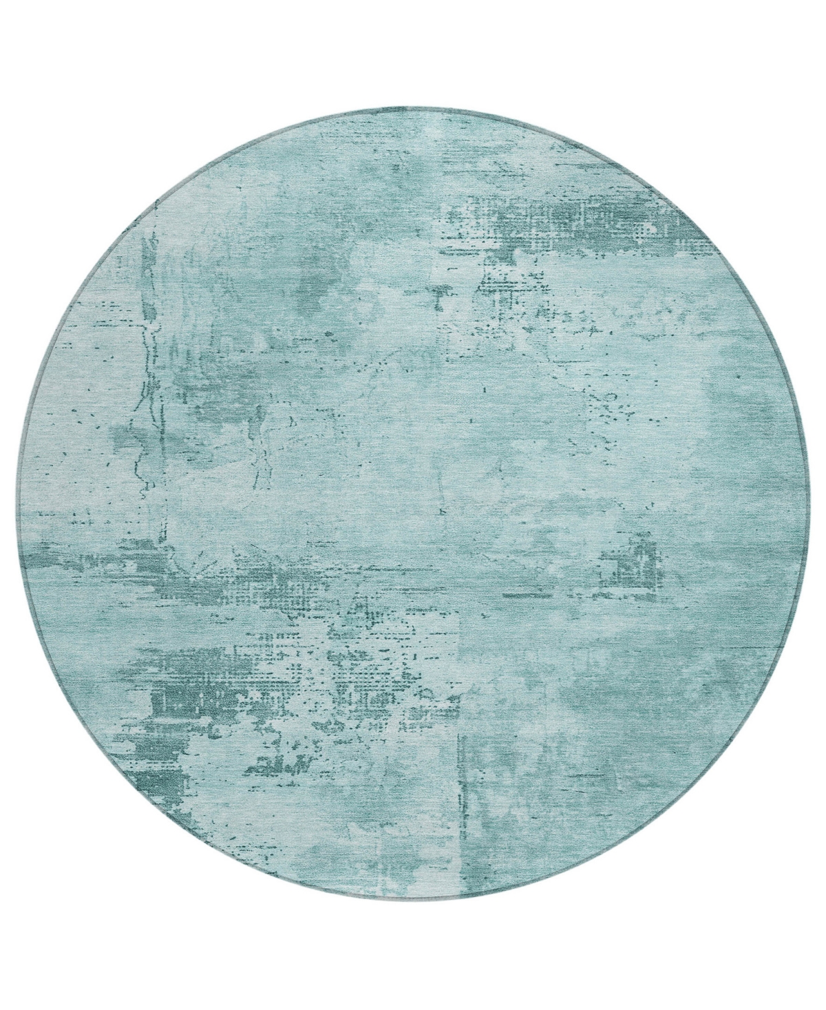 Addison Chantille Mahine Washable Acn1062 8'x8' Round Area Rug In Mint