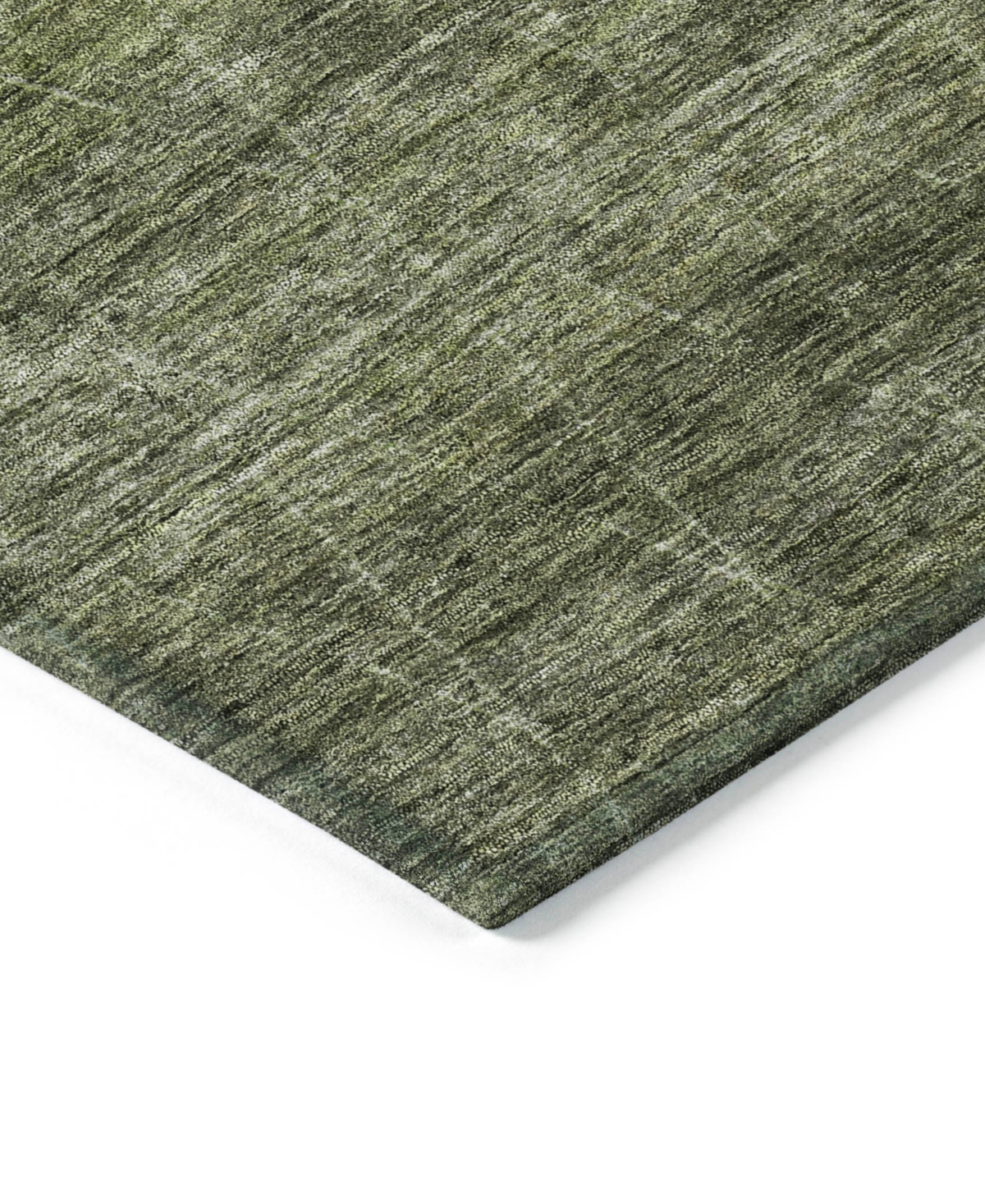 Addison Chantille Machine Washable Acn1165 2'6"x3'10" Area Rug In Olive