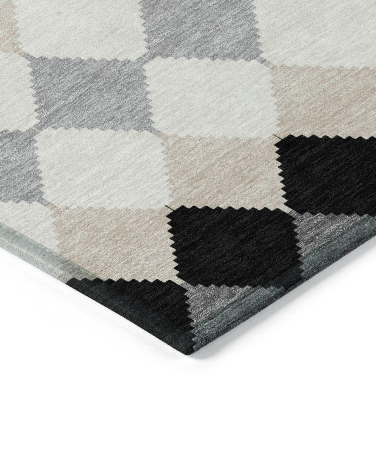 Addison Chantille Machine Washable Acn1007 3'x5' Area Rug In Black