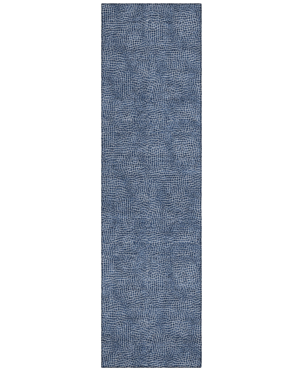 Addison Chantille Mahine Washable Acn1057 2'3"x7'6" Runner Area Rug In Navy