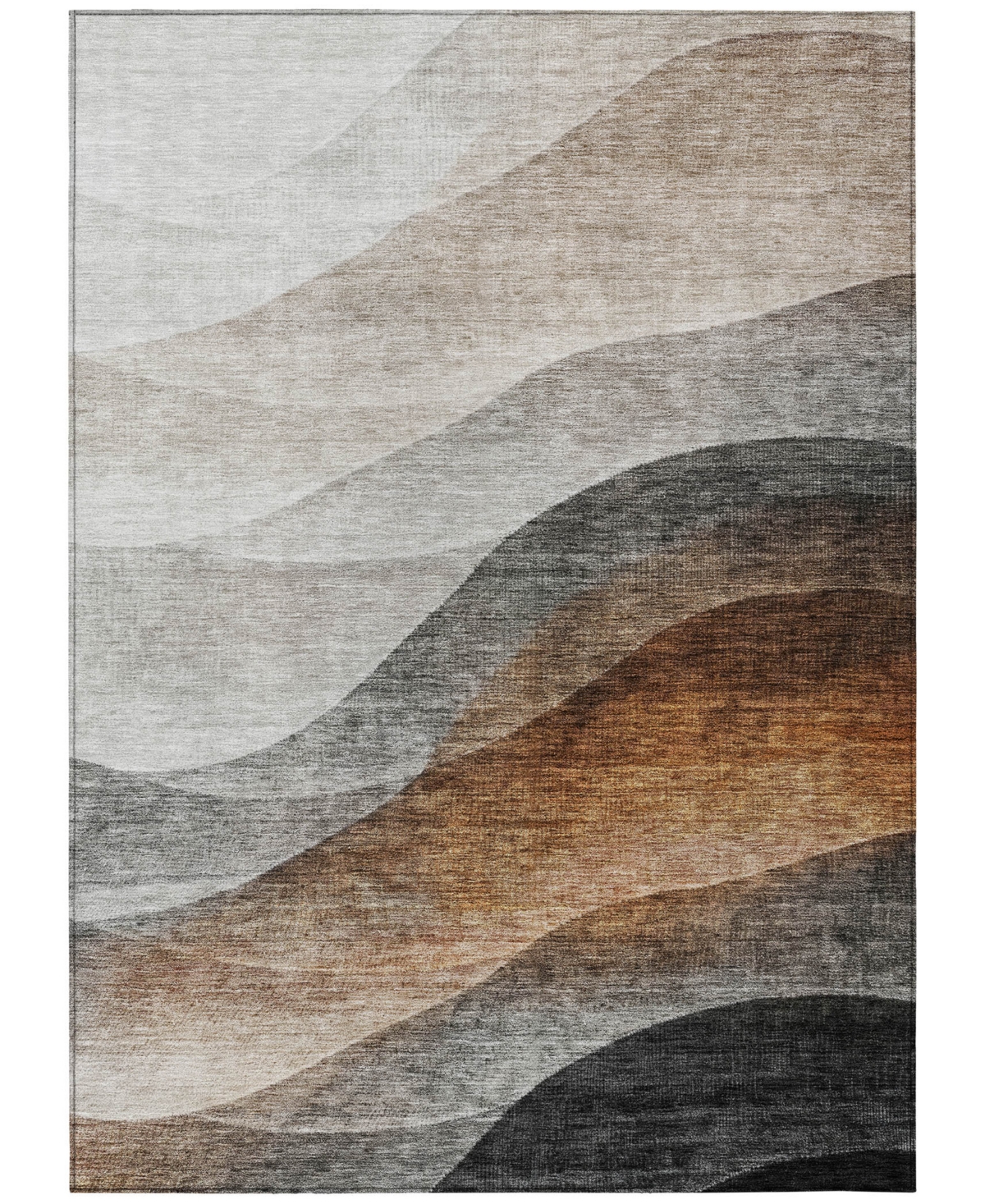 Addison Chantille Machine Washable Acn1176 5'x7'6" Area Rug In Khaki