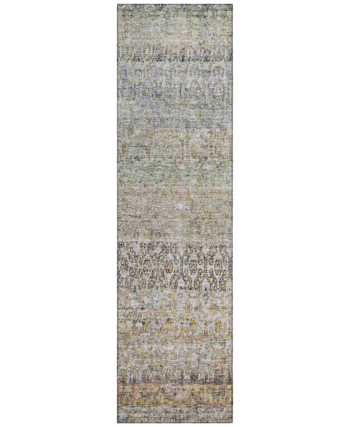 Addison Chantille Machine Washable Acn1173 2'3"x7'6" Runner Area Rug In Mint