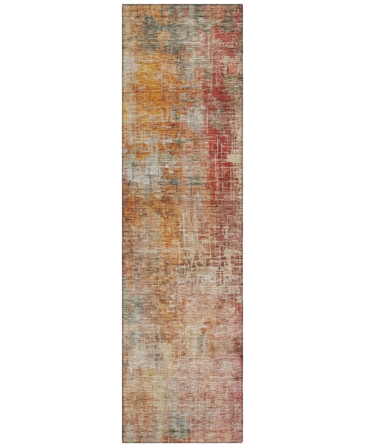 Addison Chantille Machine Washable Acn1213 2'3"x7'6" Runner Area Rug In Tan