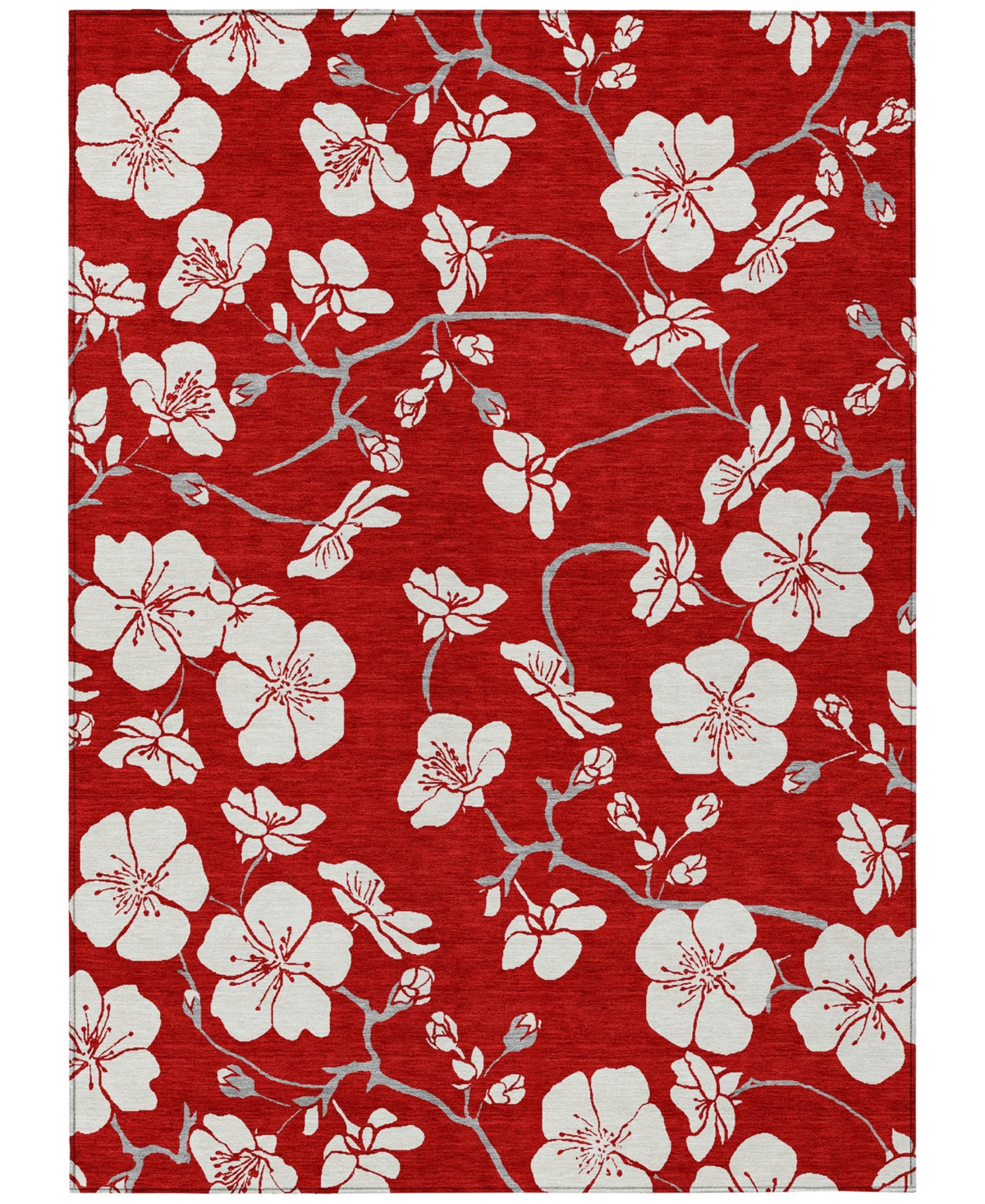 Addison Chantille Mahine Washable Acn1032 8'x10' Area Rug In Red