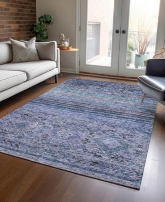 Addison Chantille Machine Washable Acn1219 Rug Collection In Blue