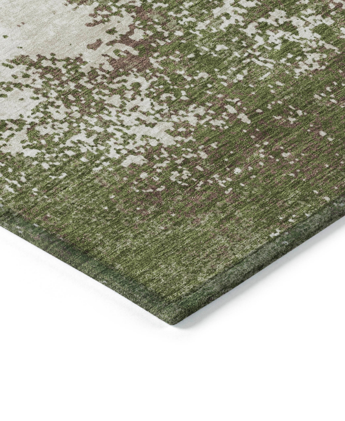 Addison Chantille Mahine Washable Acn1027 3'x5' Area Rug In Olive