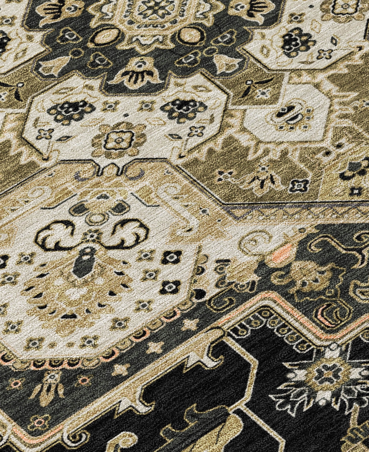 Addison Chantille Mahine Washable Acn1036 2'3"x7'6" Runner Area Rug In Black