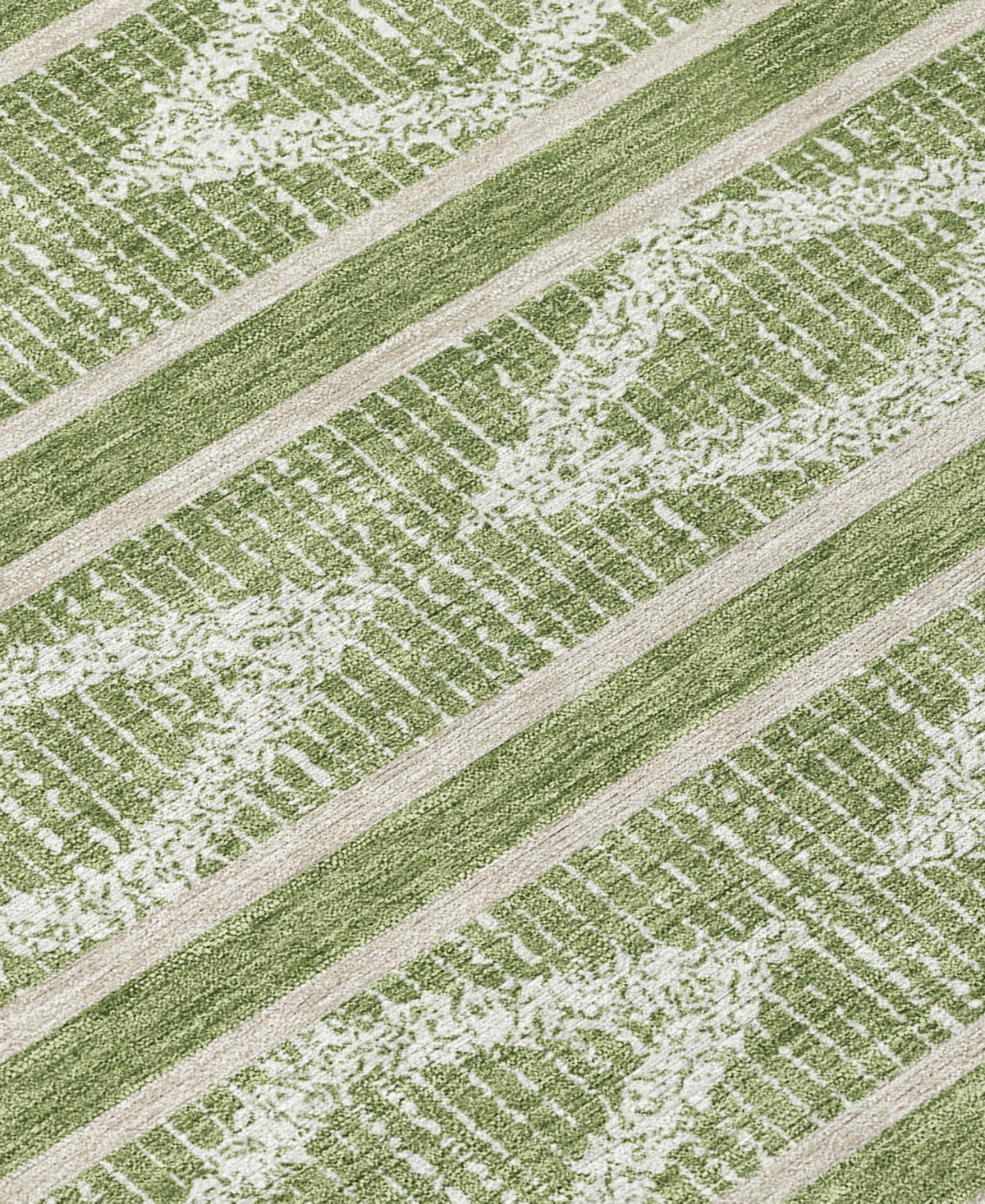 Addison Chantille Mahine Washable Acn1029 5'x7'6" Area Rug In Green