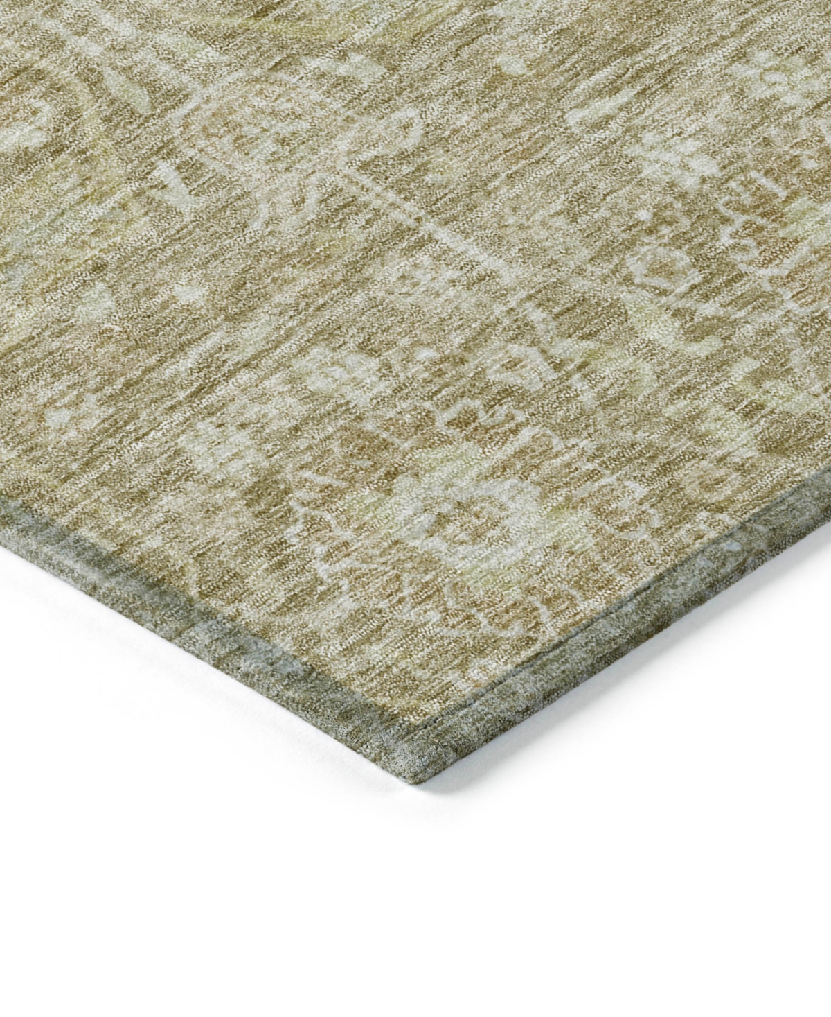 Addison Chantille Machine Washable Acn1133 2'3"x7'6" Runner Area Rug In Taupe
