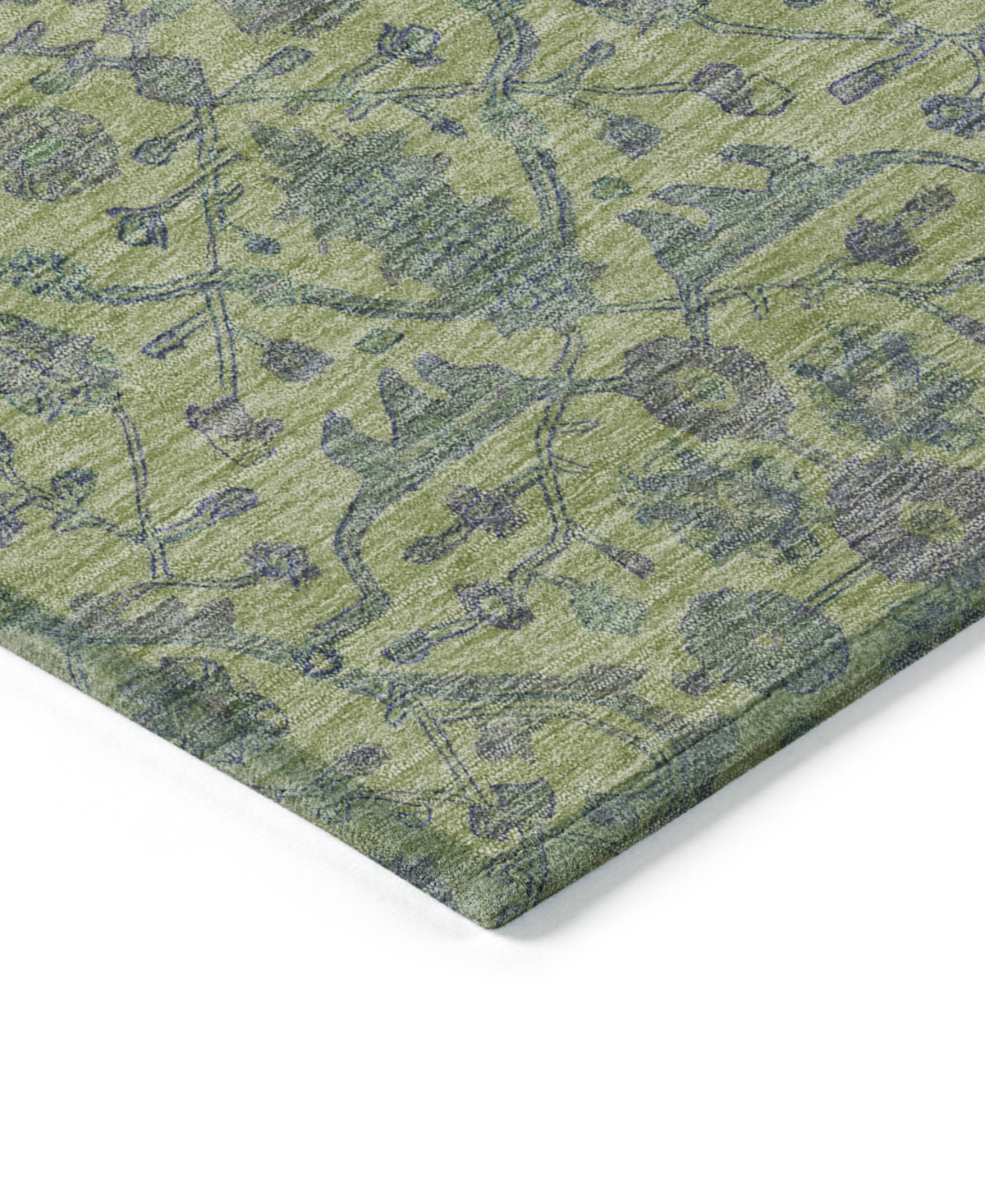Addison Chantille Machine Washable Acn1131 10'x14' Area Rug In Lime