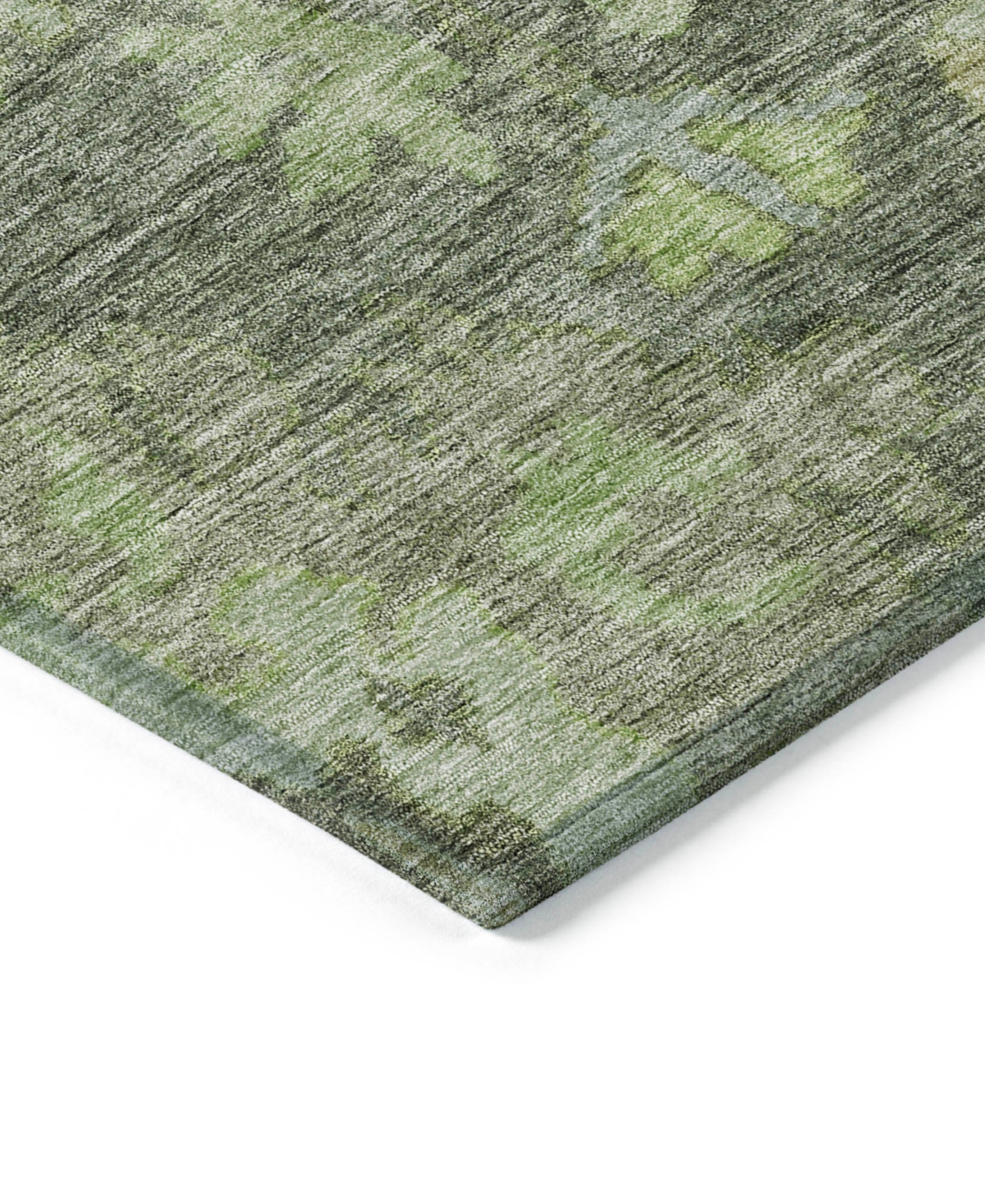Addison Chantille Machine Washable Acn1108 2'6''x3'10'' Area Rug In Moss