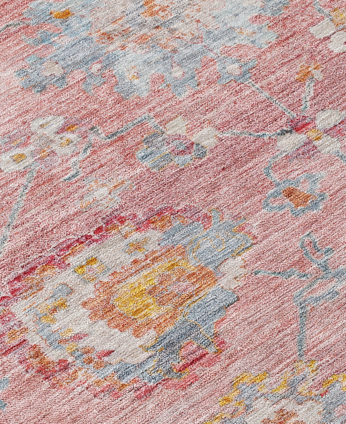 Addison Chantille Machine Washable Acn1107 2'6''x3'10'' Area Rug In Pink
