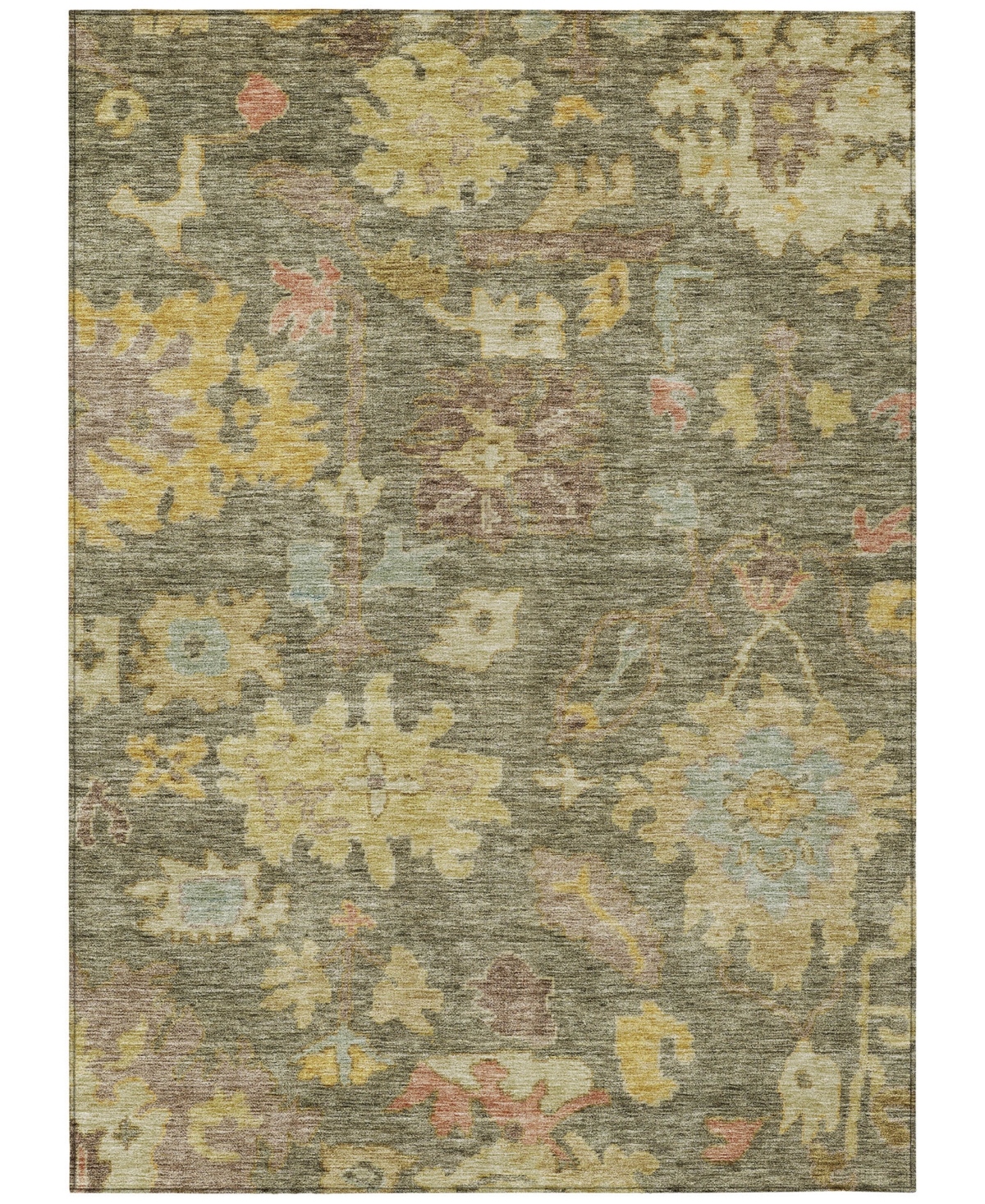 Addison Chantille Machine Washable Acn1108 3'x5' Area Rug In Grass