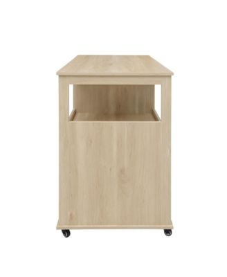 Rolling Kitchen Island Cart with Storage