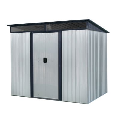 Streamdale Lockable Metal Outdoor Storage, 8ft x 6ft