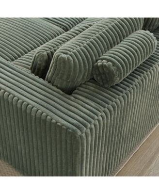 Streamdale Oversized Plush Sectional Lounge, Removable Footstools