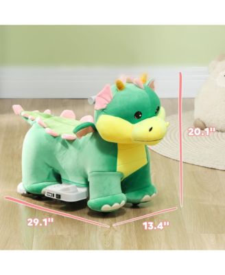 6V Kids Ride on Horse, Battery Powe Ride on Toy w/ Music Forward