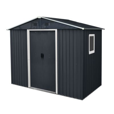 Streamdale 8ft x 4ft Metal Outdoor Storage Shed